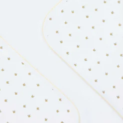 Kissy Kissy Gifts*White Buzzing Bees Pima Cotton Blanket (74cm)