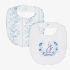 Peter Rabbit™ by Childrensalon Feeding Accessories*White Cotton & Linen Bibs (2 Pack)