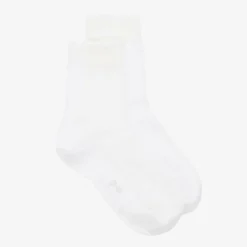 Falke Socks|Socks*White Cotton Ankle Socks