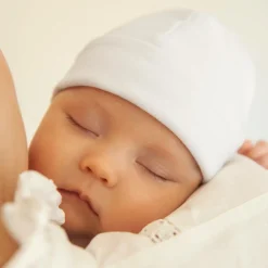 Laranjinha Hats*White Cotton Baby Hat