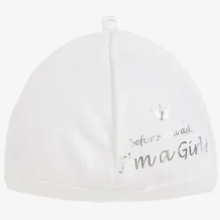 Bam Bam Hats|Hats*White Cotton Baby Hat