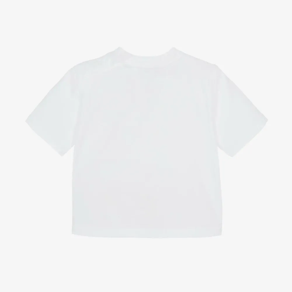 Burberry Tops*White Cotton Baby T-Shirt