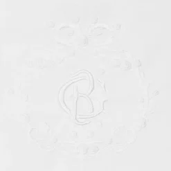 Beatrice amp; George Gifts|Babysuits*White Cotton Babygrow & Embroidered Bib Set