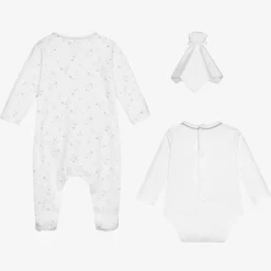 Emile et Rose Gifts|Babysuits*White Cotton Babysuit Set