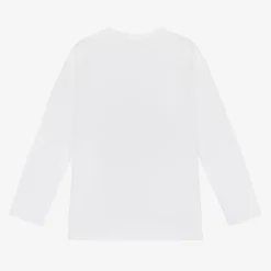 Stella McCartney Kids Tops*White Cotton Christmas Tree Top