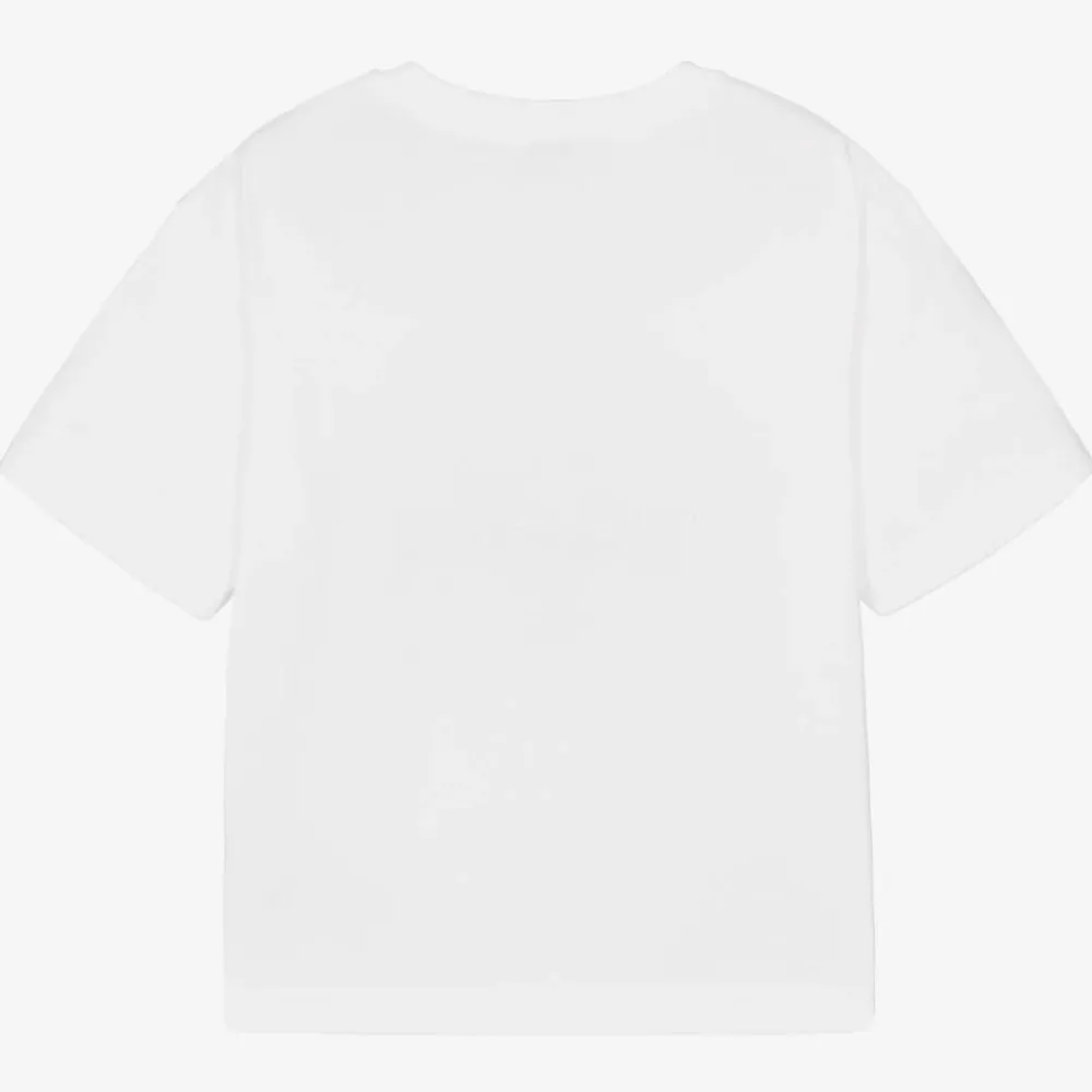 Dolce amp; Gabbana Tops*White Cotton Jersey T-Shirt