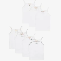 Bonpoint Underwear*White Days Of The Week Cotton Vests Gift Set