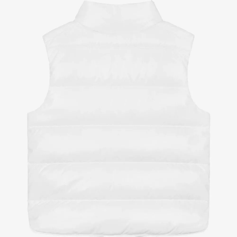 Moncler Enfant Coats & Jackets|Coats & Jackets*White Down Padded Bernard Puffer Gilet