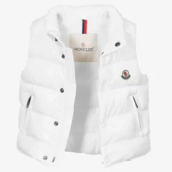 Moncler Enfant Coats & Jackets|Coats & Jackets*White Down Padded Gilet