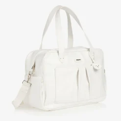 Mayoral Gifts*White Faux Leather Changing Bag (40cm)