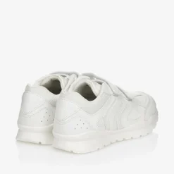 Geox Trainers|School Shoes*White Faux Leather Trainers