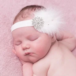 Cute Cute Hair Accessories*White Feather Headband