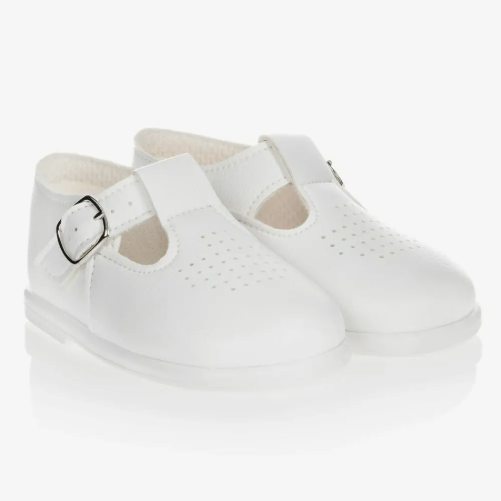 Early Days Baypods Traditional Shoes|First Walkers*White First Walker Shoes