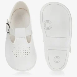 Early Days Baypods Traditional Shoes|First Walkers*White First Walker Shoes