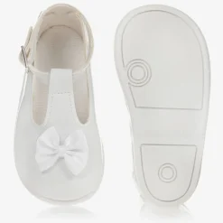 Early Days Traditional Shoes|First Walkers*White First-Walker Shoes