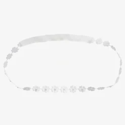 Cute Cute Hair Accessories*White Flower Pearl Headband