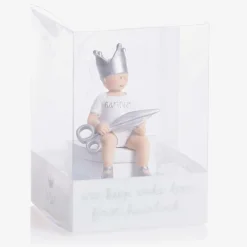 Bam Bam Gifts|Gifts*White Hairlock Keepsake Box (9cm)