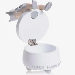 Bam Bam Gifts|Gifts*White Hairlock Keepsake Box (9cm)
