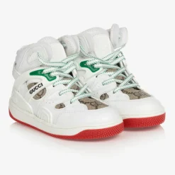 Gucci Trainers|Trainers*White High-Top Basket Sneakers