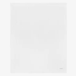 The Little Tailor Gifts*White Knitted Baby Blanket (108cm)