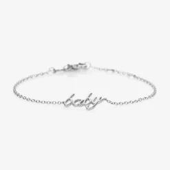 NOA Mini Jewellery|Jewellery*White 18kt Gold Baby Bracelet