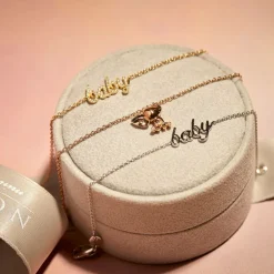 NOA Mini Jewellery|Jewellery*White 18kt Gold Baby Bracelet