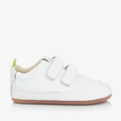Tip Toey Joey First Walkers|First Walkers*White Leather Baby Trainers