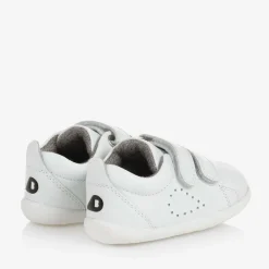 Bobux Trainers*White Leather First-Walker Baby Trainers