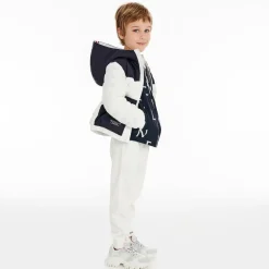 Moncler Enfant Trainers|Trainers*White Leather Lace-Up Trainers