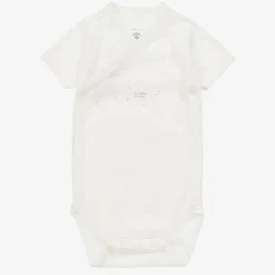 Petit Bateau Babysuits*White Organic Cotton Bodyvests (5 Pack)