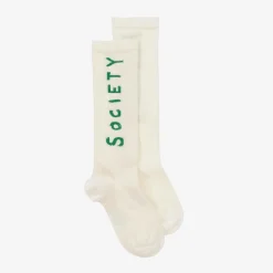 Mini Rodini Socks*White Organic Cotton Society Socks