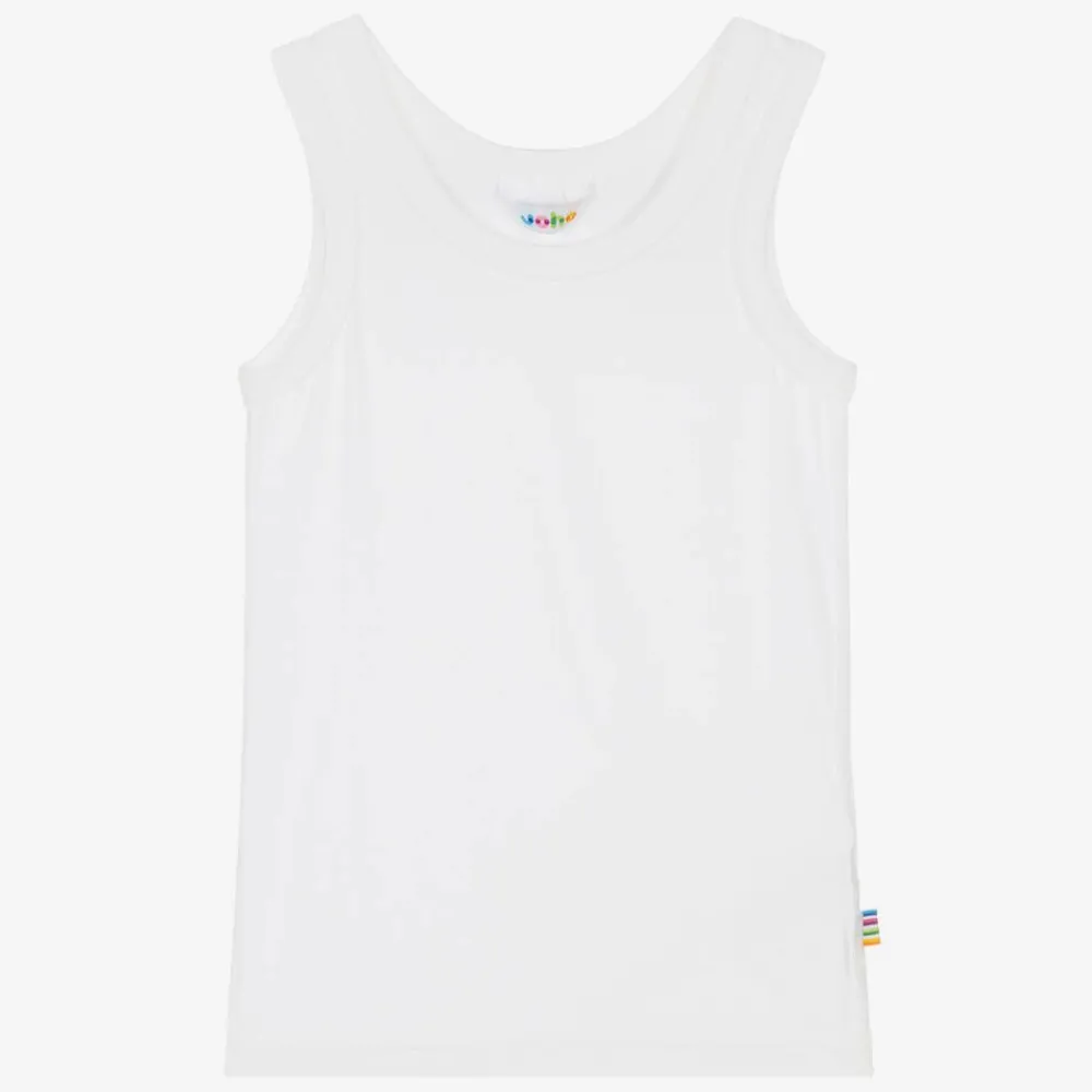 Joha Underwear*White Organic Viscose Bamboo Vest