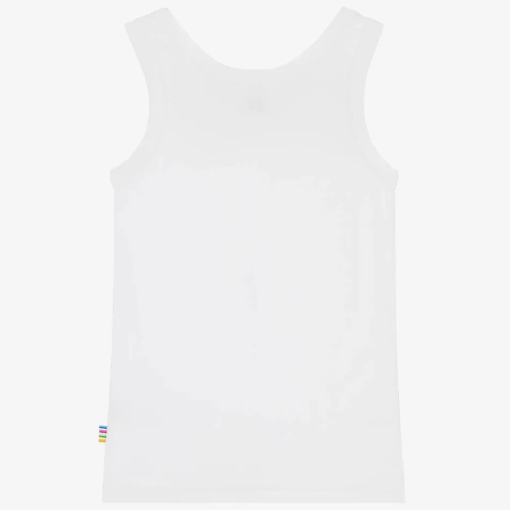 Joha Underwear*White Organic Viscose Bamboo Vest
