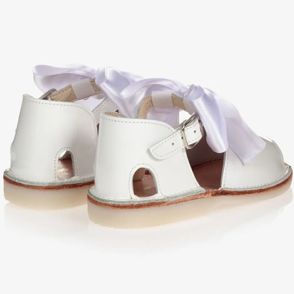 Early Days Sandals|Sandals*White Patent Leather Sandals