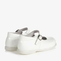 Childrens Classics Bar Shoes*White Patent Leather Shoes