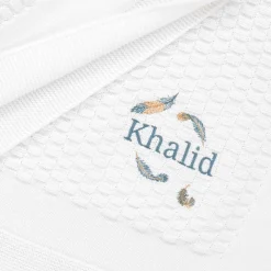 Paint My Dreams Gifts*White Personalised Cotton Blanket (88cm)