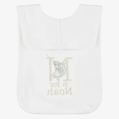 Paint My Dreams Gifts*White Personalised 'N' Initial Bib