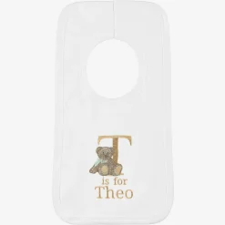 Paint My Dreams Gifts*White Personalised 'T' Initial Bib