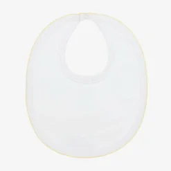 Kissy Kissy Feeding Accessories*White Pima Cotton Bee Hive Bib