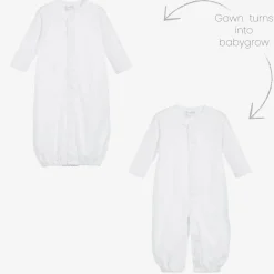 Kissy Kissy Nightwear*White Pima Cotton Converter Gown