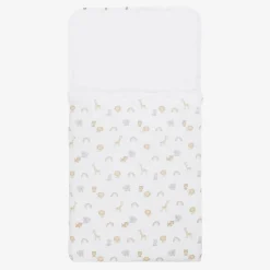 Kissy Kissy Nests*White Pima Cotton Safari Squad Nest