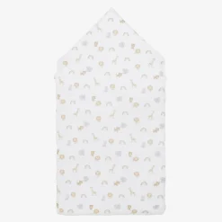 Kissy Kissy Nests*White Pima Cotton Safari Squad Nest