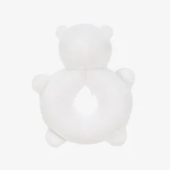 Emile et Rose Sleeping Accessories*White Plush Bear Rattle Toy (14cm)