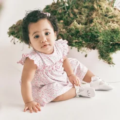 Story Loris Socks*White Ruffle Baby Socks