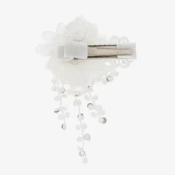 Cute Cute Hair Accessories*White Swarovski Hairclip (6cm)