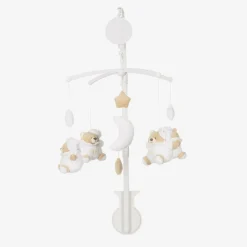 Nanán Nursery Accessories*White Teddy Bear Musical Cot Mobile (40cm)