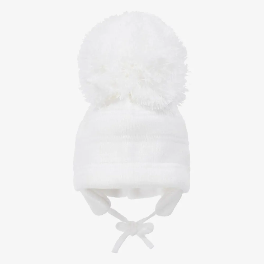 Sätila of Sweden Hats*White Tuva Giant Pom-Pom Hat