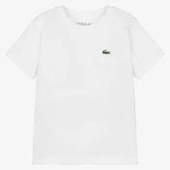 Lacoste Activewear|Activewear*White Ultra Dry T-Shirt