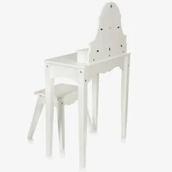 Bigjigs Toys|Gifts*White Wooden Dressing Table & Stool Set (95cm)