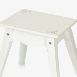Bigjigs Toys|Gifts*White Wooden Dressing Table & Stool Set (95cm)
